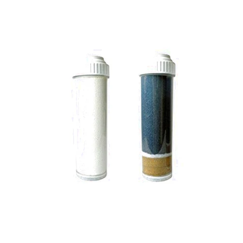 CuZn Dual Cartridge Replacement Filters Model# FR-1 Fluoride Cartridge & KR-101N Wide Spectrum Cartridge for UC-2K Under Counter & Counter Top Water Filtration Systems