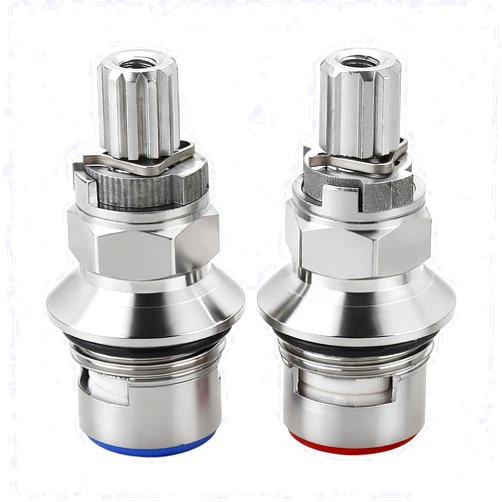 Gcbcrit 2 Pack Ceramic Disc Cartridge for 910-9000, Compatible with Price Pfister Hot & Cold Ceramic Valve, Fits for Price Pfister Two Handle Lavatory and Kitchen Faucets, 12 Point Broach