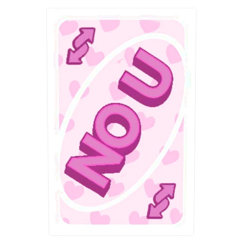 LAD Studio No U Sticker Vinyl Bumper Sticker Decal Waterproof 5