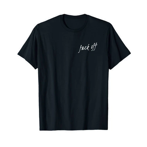 Sassy Peach Fizz Fuck Off Insignia Novelty Funny Short Sleeve T-Shirt T-Shirt