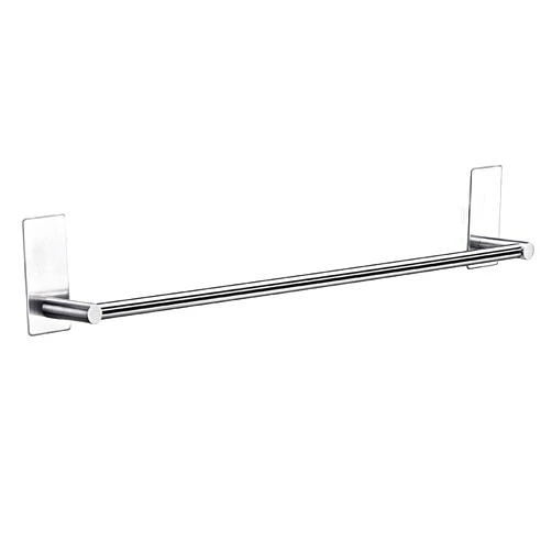 Ulifestar Bathroom Towel Bar Towel Holder,ULIFESTAR Strong 3M Self Adhesive Hand Towel Holder,Wall Mounted Stainless Steel Towel Rack for Bathroom,Kitchen Dish Cloths Hanger,Brushed Nickel (16'')