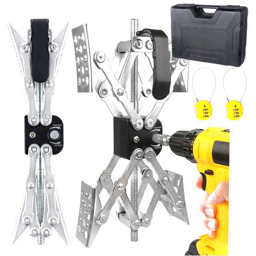 Maxchock X-Shaped RV Stabilizer Wheel Chock (Allow Drill Adjust) Dual Axel RV Travel Trailer Camper Tire While Camping -2 Pack