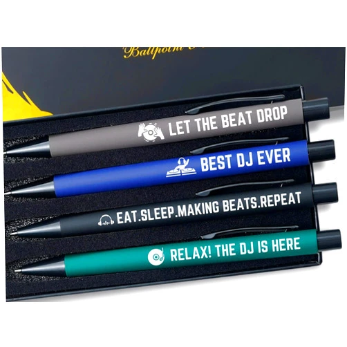 InnoBeta DJ Gifts, Ballpoint Pen Set of 4