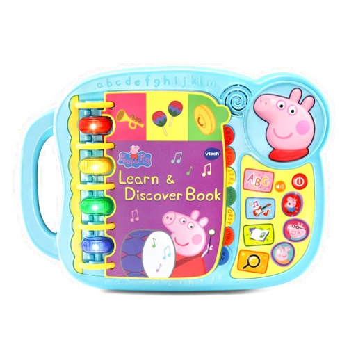 VTech Peppa Pig Learn and Discover Book , Blue