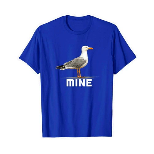 Funny beach designs by spirit taffy seagull mine funny ocean chicken design T-Shirt