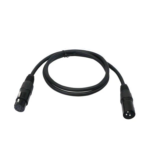 SinLoon (1m) DMX Stage Light Cable,DJ XLR Cable, 3-Pin Male XLR to 5-Pin Female XLR DMX Turnaround Connection for Moving Head Light Par Light Spotlight with XLR Input & Output (3Male)