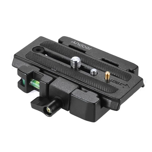 Andoer Quick Release Plate for Manfrotto 501 500Ah 701HDV 503HDV Q5 Head,Camera Tripod Quick Release Adapter