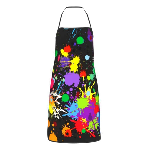 Senheol Mexican Floral Aprons, Waterproof Adjustable Mexican Apron for Kitchen Bbq with 2 Pockets, Mexican Gift for Women Men