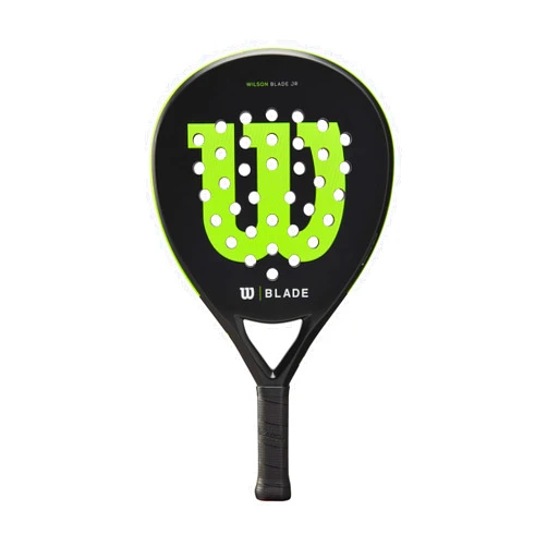 Wilson Blade Junior V2 Padel Racket - Black/Neon Green