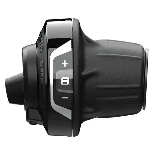 SHIMANO Revoshift SL-RV400-8R Twist Shifter - Right, 8-Speed, with Optical Gear Display
