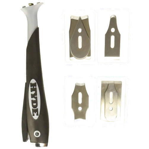 Hyde Contour Scraper with 6 Changeable Blades , multicolor - 10450