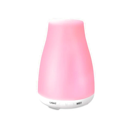 Cooluck 100ML Diffuser,Cool Mist Air Essential Oil Diffuser,with 7 Colors LED Lights,Adjustable 3 Mist Mode Setting,Small Diffusers for Home,Waterless Auto Off,for Bedroom/Office