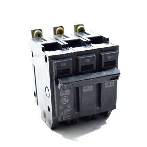 GE THQB32015; 3P 15A 240V Bolt-ON CB