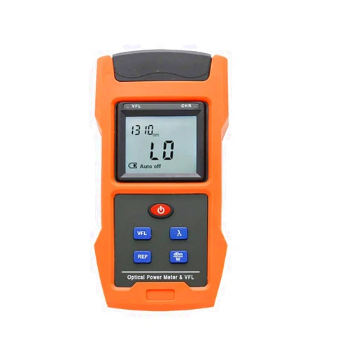 QIIRUN Optical Power Meter Combined with 8-10km Visual Fault Locator Function, Fiber Light Tester with Rechargeable Battery