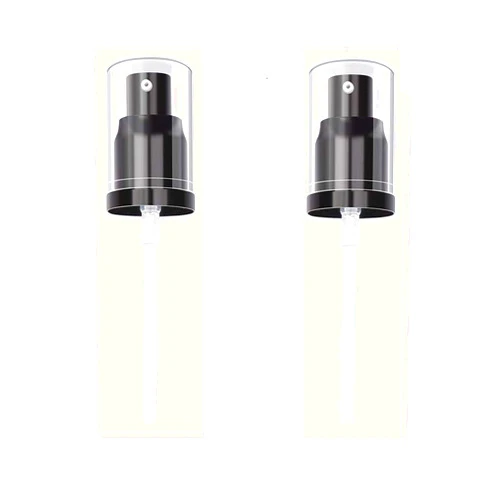 MORICHS 2PCS Replacement Press Cover Air Pump For Maybelline Fit Me Matte + Poreless Liquid Foundation Makeup Base (Black)