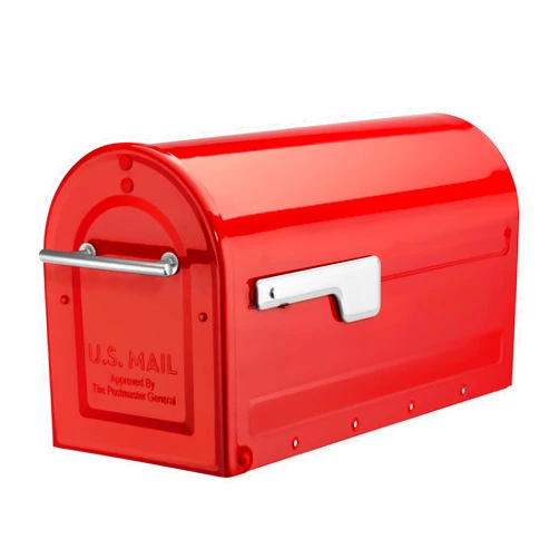 Architectural Mailboxes 7900-7R-SR Boulder Mailbox, Red