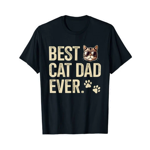 Best cat dad fathers day store Best cat dad ever for fathers day birthday christmas T-Shirt for Men