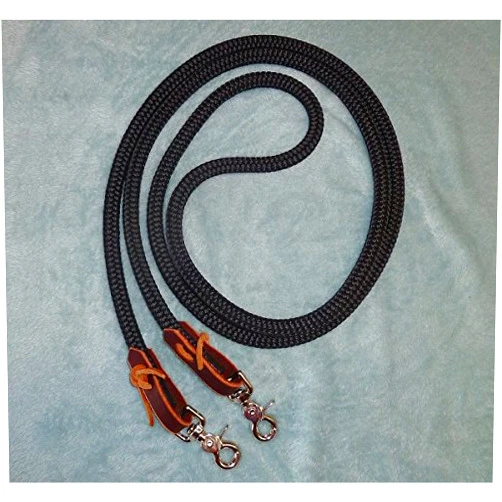 Big Sky Tack and Snacks Horse Tree Line Rope Loop Rein Roping Rein 7' 8' 9' 10' White or Black
