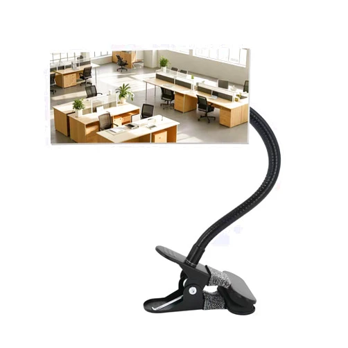 StartFine Clip-on Security Mirror Convex Desk Office Cubicle for Personal Safety Rear View Monitor Computer to See Behind You Flexible Gooseneck Rectangle 6.69