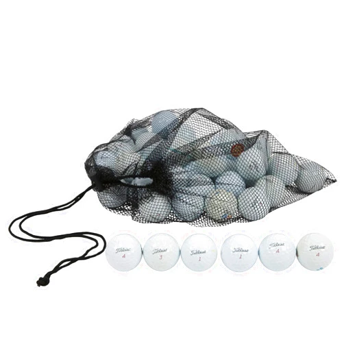 Clean Green Golf Balls 24 Ball Pack Recycled Used for Titleist Pro V1X Golf Balls Brand Bulk Mix - Good Condition for Titleist Golf Balls - includes Mesh Carrying Bag & Recycled and Used Golf Balls
