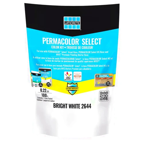 PERMACOLOR SELECT Grout Color Kit (40+ Colors Available) (Bright White)