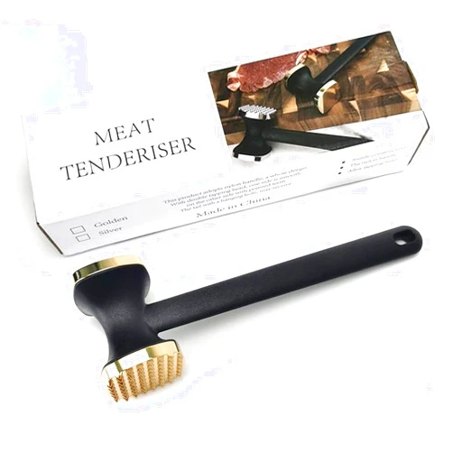 Sazoemao Kitchen Meat Tenderizer - Heavy Duty Manual Hammer Mallet Tool,Meat Hammer Used for Steak, Chicken, Fish，Meat Pounder With Comfort Grip Handle