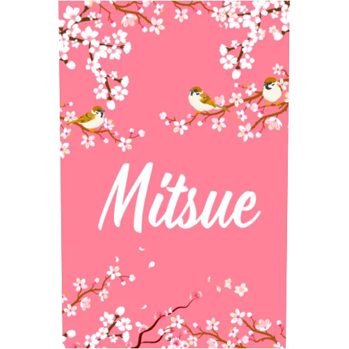 Kyranzs Publications Mitsue: Cute Personalized Notebook With Name For Mitsue | Great Journal Gift Idea, 6x9, 120 Pages