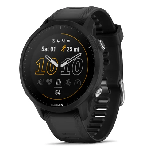 Garmin Forerunner® 955, GPS Running Smartwatch, Tailored to Triathletes, Long-Lasting Battery, Black (Renewed)