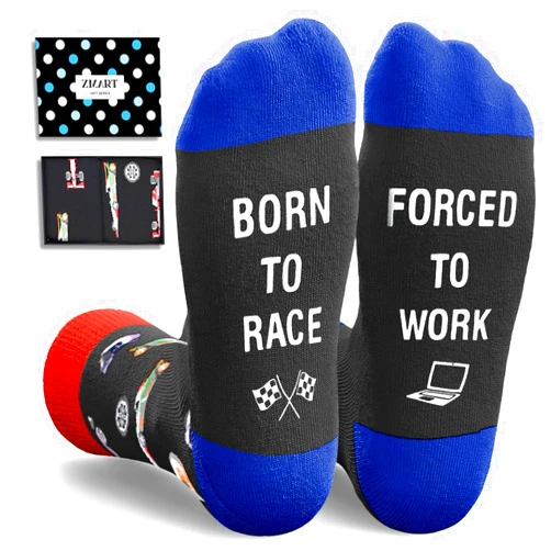 Zmart Funny Socks For Men Women - Outdoorsman Racing Gifts For Golfing Hunting Fishing Lovers, Christmas Stocking Stuffers