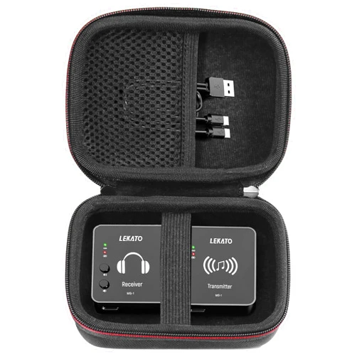 Generic Maoershan Hard Storage Travel Case for LEKATO MS-1 Wireless in-Ear Monitor System 2.4G Stereo IEM System (Only Case)