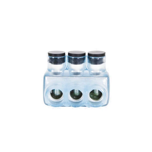 Polaris Vision Tap IPL1/0-3CB Insulated Connector-3 Port Single-Sided Entry-1/0-14 AWG-1 Pack-Clear