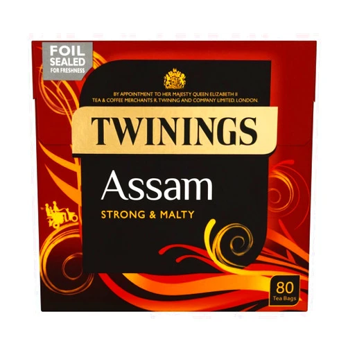 Twinings Assam Strong and Malty, 80 Tea Bags