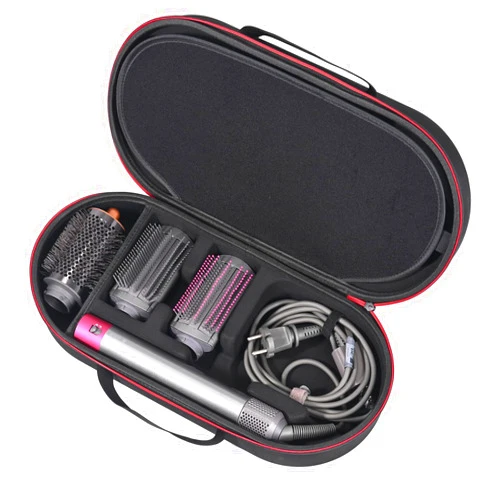 RLSOCO Hard Case for Dyson Airwrap i.d./Airwrap Co-anda2x Multi-Styler and Dryer - Fits 4pcs Long Barrels or Short Barrels - Black (Case Only,Hair Styler is not Included)