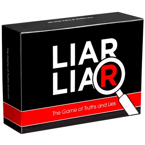 LIAR LIAR Party Game - The Family Card Game of Truths and Lies - for Kids, Tweens, Teens, College Students, Adults, Friends and Families - Perfect for Fun Parties and Board Games Night with your Group