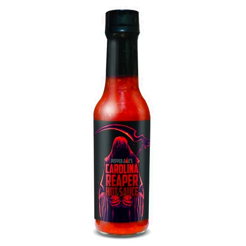Pepper Joe's Pepper Joe’s Carolina Reaper Hot Sauce – Extreme Heat with Delicious Flavor Balance - Made with World’s Hottest Chili Pepper – 5 Ounces