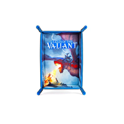 Metallic Dice Games FanRoll Tales of The Valiant Fold Up Dice Tray