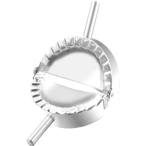 COTEY 6 Inch Empanda Press, Large Stainless Steel Dumpling Maker, 2-in-1 Dough Cutter/Dumpling Mold for Empanada, Dumpling, Ravioli, Pierogi & Hand Pie