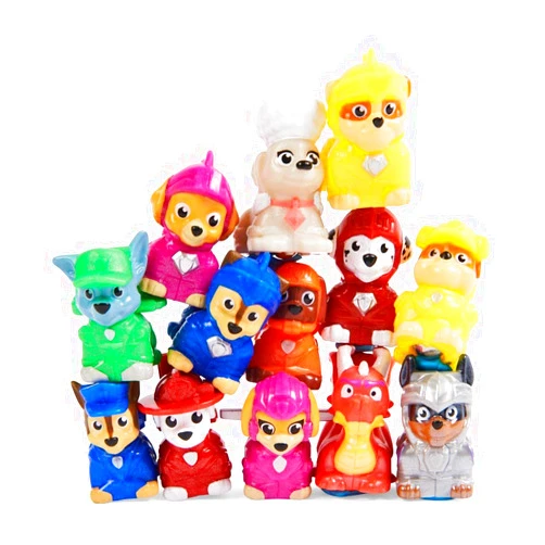 Paw Patrol Spin Master 6062143 Paw Patrol Rescue Knights Collectible Blind Box Mini Figure with Castle Tower Container, 2-inch Height