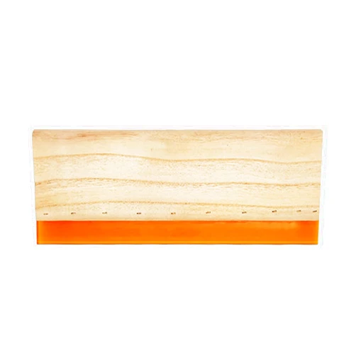 Worown 13.7 Inch Screen Printing Squeegee, 75 Durometer Wooden Printing Scraper for Screen Printing, Hand Printing