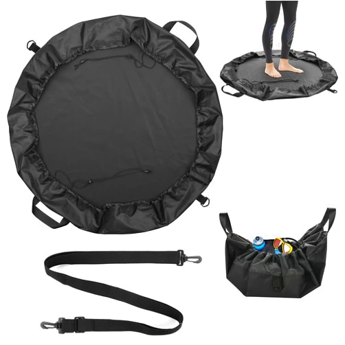 Cosmos Wetsuit Changing Mat Beach Wetsuit Storage Bag Surfer Wet Bag Foldable Waterproof Dry Bag with Handle and Adjustable Strap for Diving, Swimming, Surfing, Kayakers and Water Sports