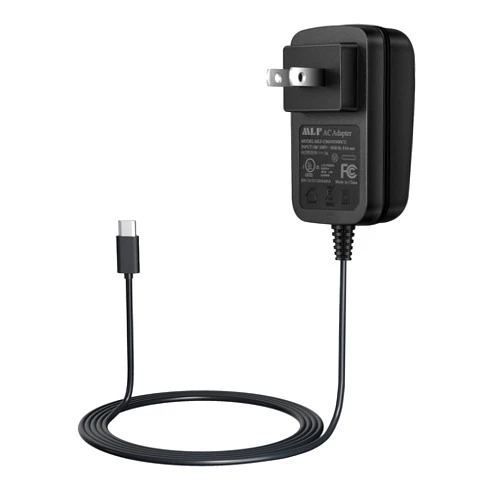 Security-01 5V 3A USB C/Type-C Power Supply Adapter, 5 Volt 3000mA Power Cord Adapter for Raspberry Pi 4 Model B 1GB/2GB/4GB and More 5V 15W Office or Home Devices,UL Listed FCC