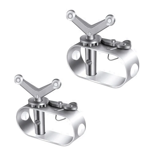 NQEUEPN 2pcs Pool Cover Winches, Sturdy Cover Cable Tightener Swimming Pool Cover Winch Cable Ratchet for Fixing Above Ground Pools in Winter