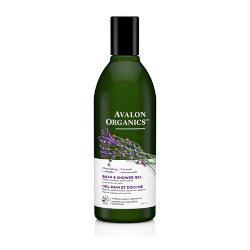 Avalon Organics Bath & Shower Gel, Nourishing Lavender, 12 Oz