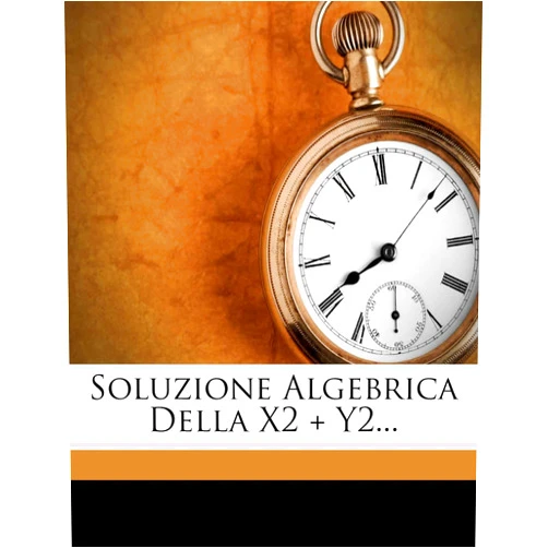 Paolo Volpicelli Soluzione Algebrica Della X2 + Y2... (Italian Edition)