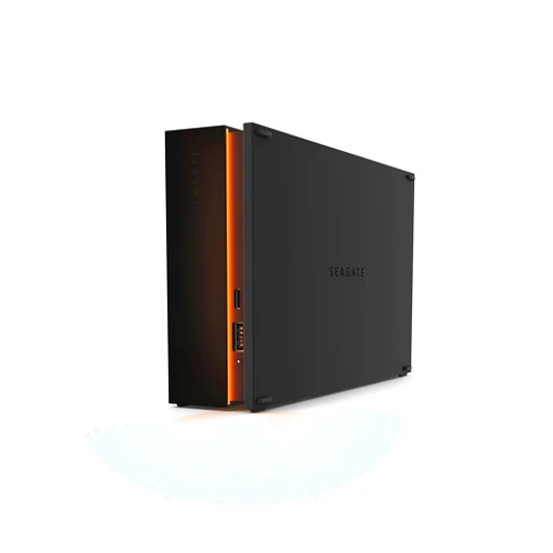 Seagate FireCuda Gaming Hub External Hard Drive HDD 8TB - USB 3.2, Customizable RGB LED lighting, Dual forward-facing USB for Desktop PC with Rescue Services (STKK8000400)