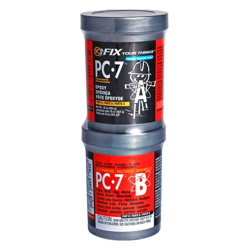 PC PRODUCTS Epoxy Adhesive, 1 lb. Can, Gray, Work Life: 30 min.