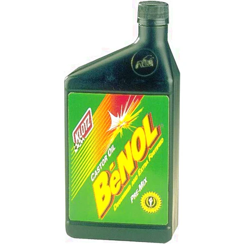 KLOTZ BeNol Racing 2T Castor Oil 32oz with Clean Burn Technology