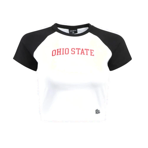 Hype and Vice OHIO STATE BUCKEYES HOMERUN TEE Black, Small