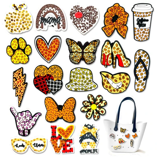 Garetheora Charms for Bogg Bag Bag Beach Tote Bag Rubber Beach Bag, Decoration Charms for Girls Women Bag Accessories