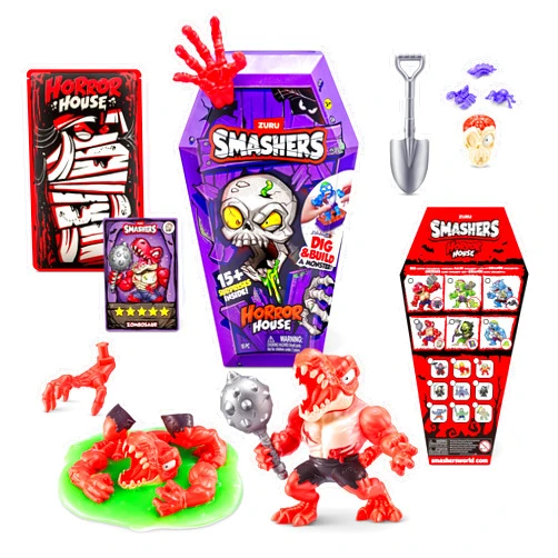 ZURU SMASHERS Smashers Horror House (Zombosaur) by ZURU, Interactive Toy, Collectable Toy for Kids and Teens